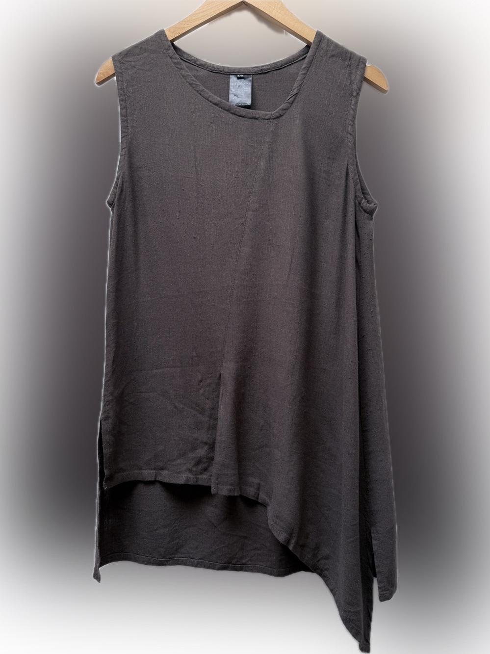 KALIYANA Kura Lagenlook Linen Blend Tunic